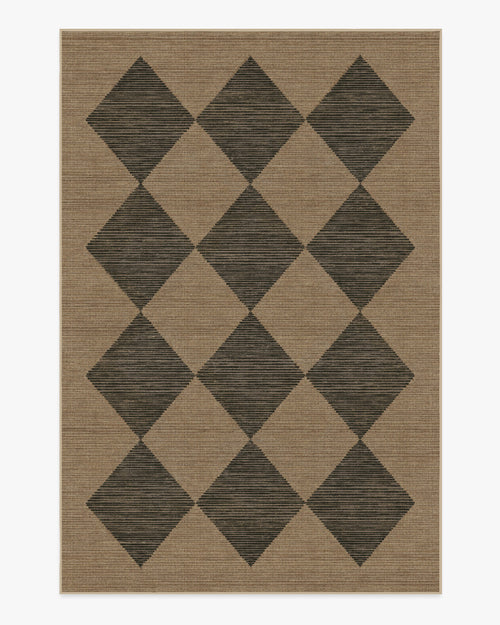 goop Salerno Soft Black Re-Jute Rug